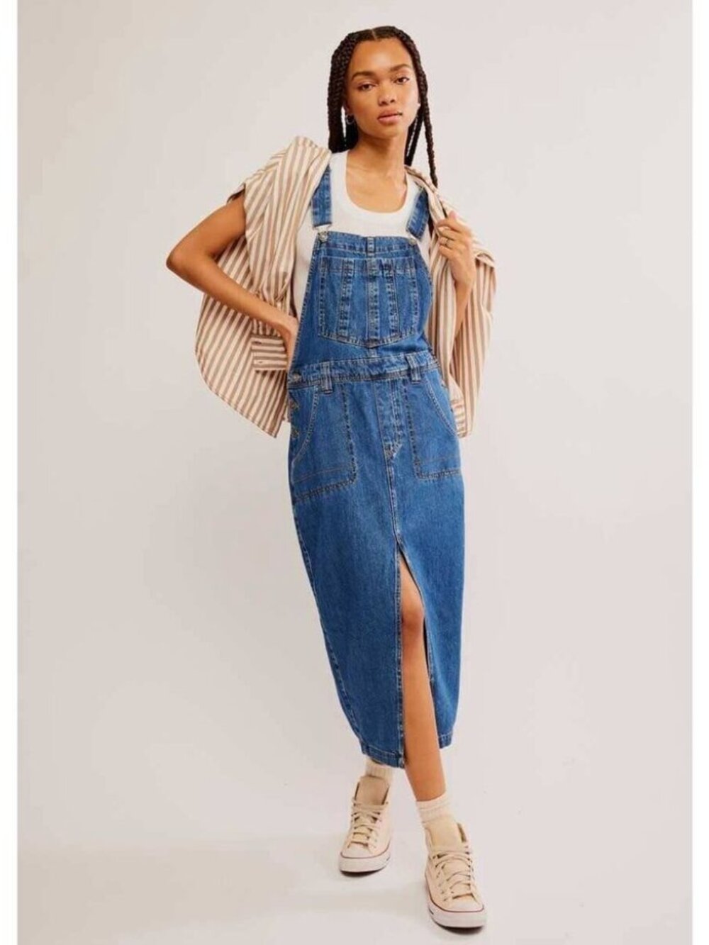 We the Free Bardot Skirtall Overall Dress
